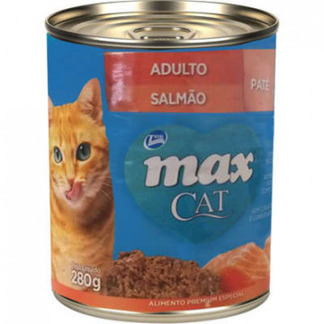 Lata Max Cat  Adultos Sabor Salmão - 280g